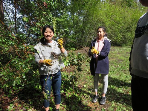 Parkland International Students participate in Earth Week activities